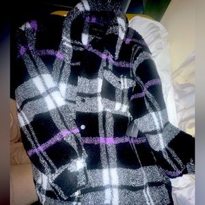 Cozy Warm “Shacket” NWT selling as I am purging my closet…you win!